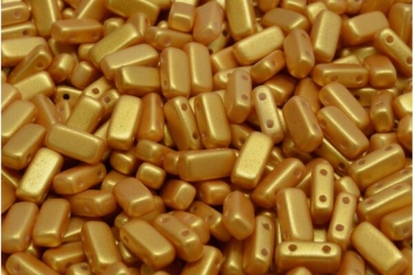 2 Hole Brick Beads 4x8mm - Image 1