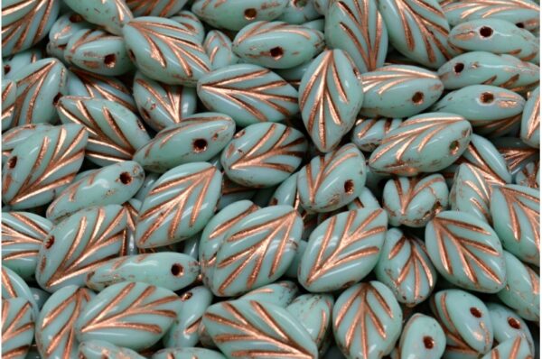 Beech Leaf Beads 7x11mm - Imagen 1
