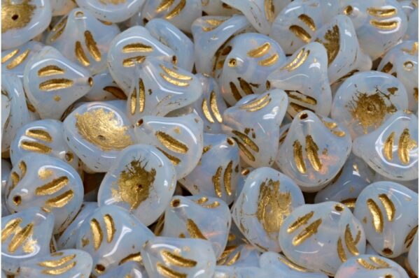 Daylily Flower Beads 10x8mm - Image 1