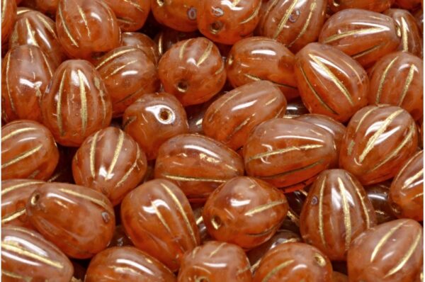 Drop Melon Beads 11x9mm - Image 1