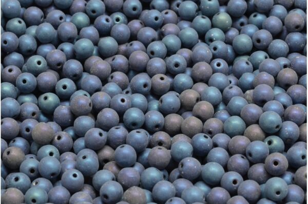 Round Druck Beads 4mm - Image 1