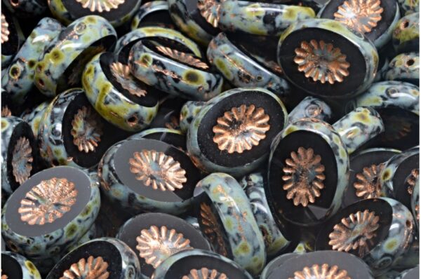 TCB Kiwi Beads 14x10mm - Image 1
