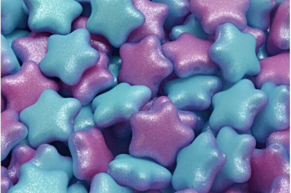 Flat Star Beads 12x12mm - Image 1