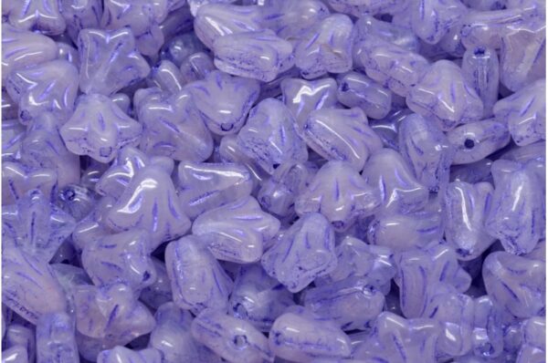 Lily Flower Beads 9x9mm - Imagen 1