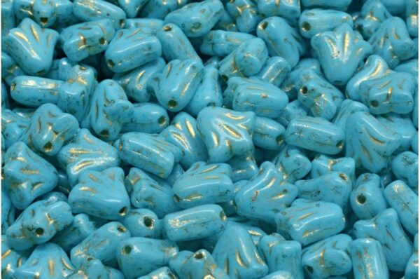 Lily Flower Beads 9x9mm - Image 1