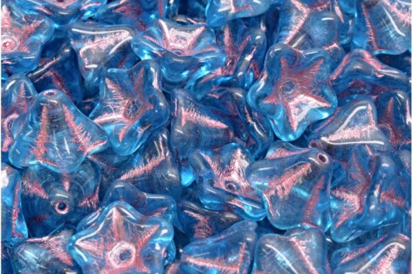 Petunia Flower Beads 8x13mm - Image 1