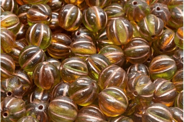 Melon Beads 8x8mm - Image 1