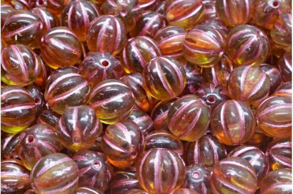 Melon Beads 8x8mm - Image 1