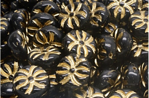 Round Spider Beads 13x13mm - Image 1