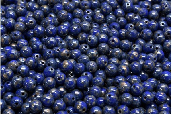Round Druck Beads 4mm - Imagen 1