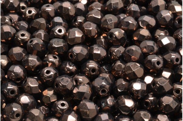 Firepolished Round Beads 6mm - Image 1