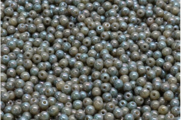 Round Druck Beads 3mm - Image 1