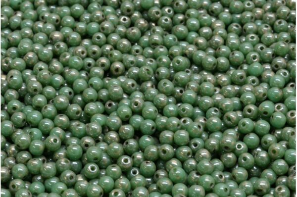 Round Druck Beads 3mm - Image 1