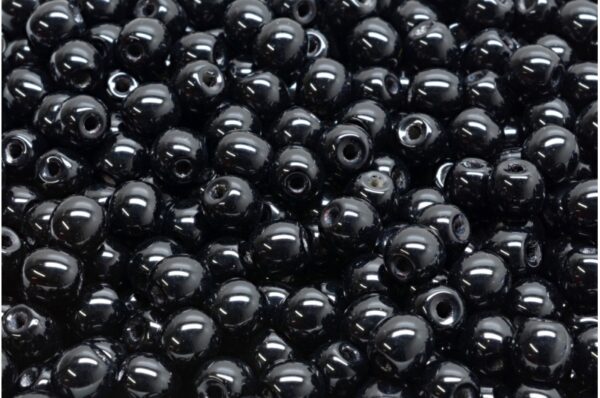 Round Druck Beads - Big Hole 1,5mm - Image 1
