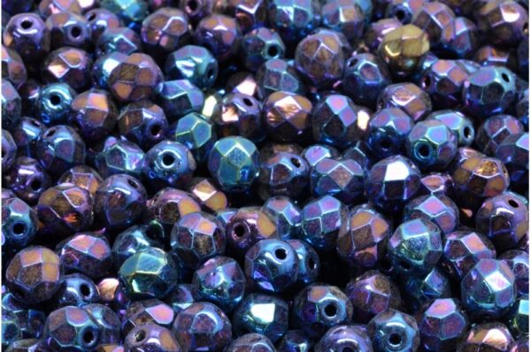 Firepolished Round Beads 6mm - Imagen 1