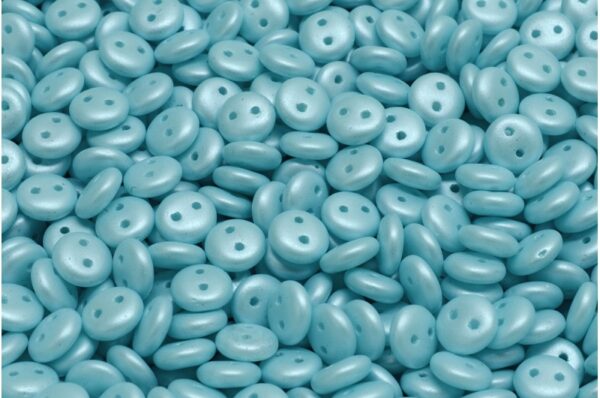2 Hole Lentil Beads 6x6mm - Image 1