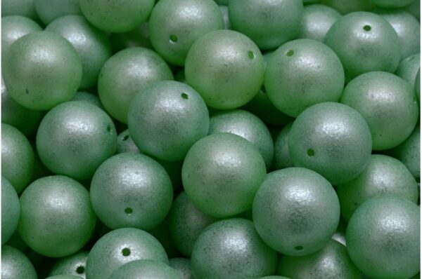 Round Druck Beads 11mm - Image 1