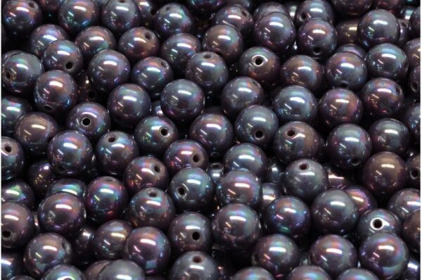 Round Druck Beads 6mm - Image 1
