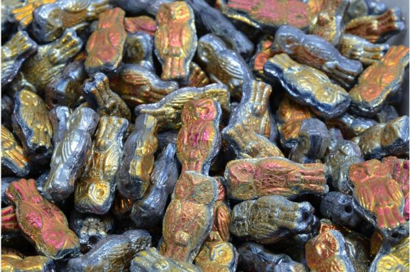 Owl Beads 15x7mm - Image 1