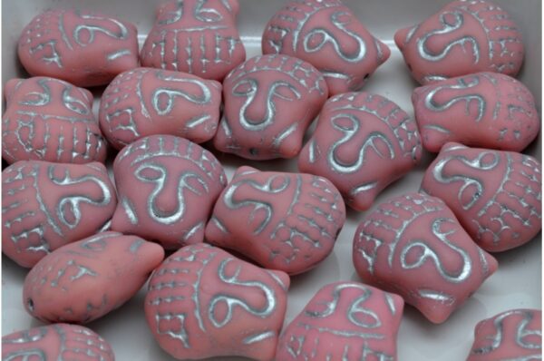 Buddha Head Beads 15x14mm - Imagen 1