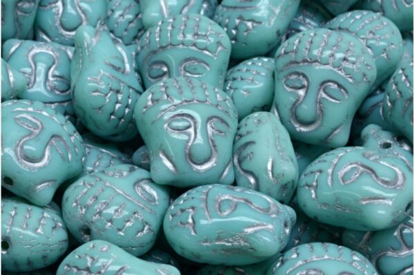 Buddha Head Beads 15x14mm - Image 1