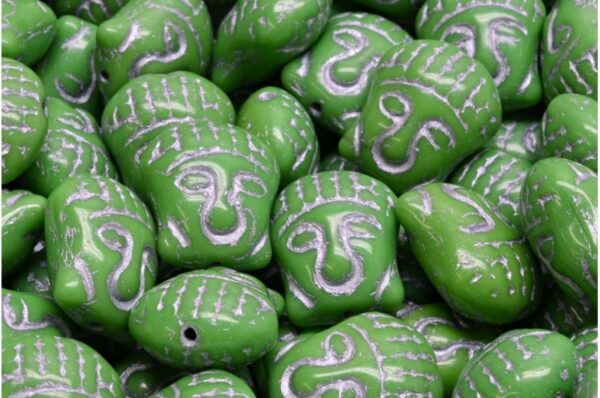 Buddha Head Beads 15x14mm - Image 1