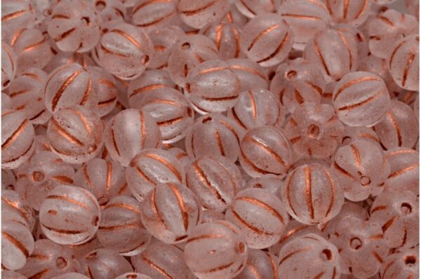 Melon Beads 8x8mm - Image 1