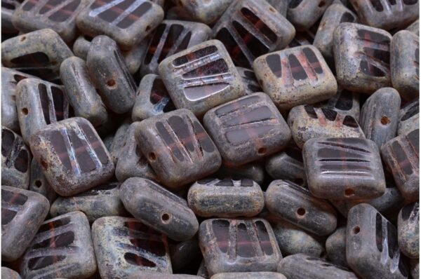 TCB Squared Designed Beads 10x10mm - Image 1