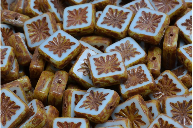 20386_991-99116-10x10-63000-86800-jpg_1 TCB Squared Kiwi Beads 10x10mm - Image 1