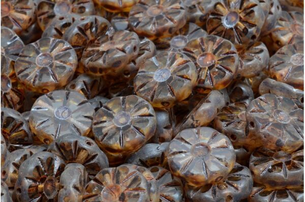 TCB Sunflower Beads 12x12mm - Image 1