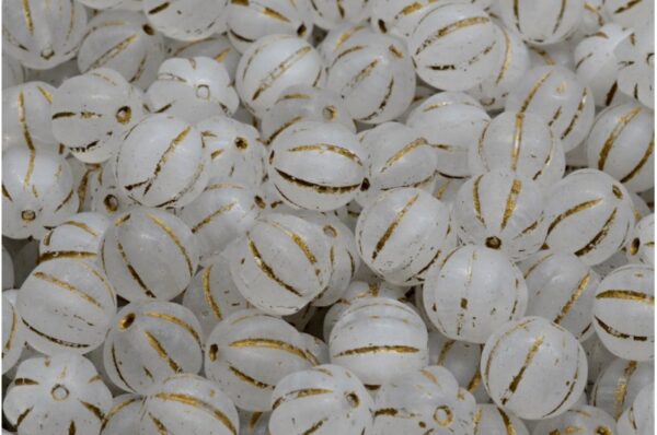 Melon Beads 8x8mm - Image 1