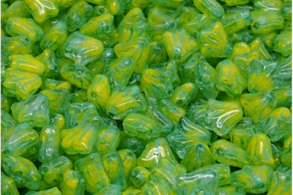 Lily Flower Beads 9x9mm - Image 1