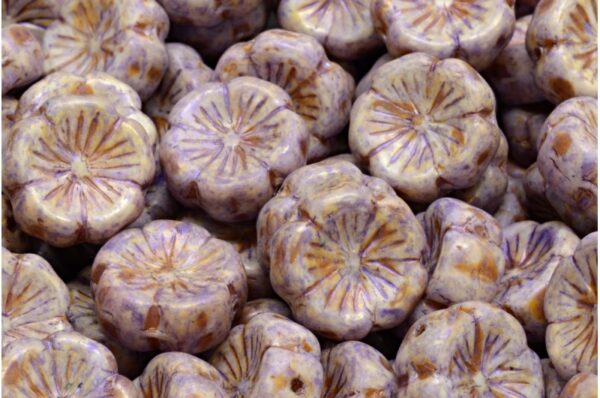 Hawaiian Flower Beads 14x14mm - Image 1