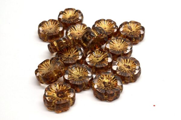 TCB Hawaiian Flower Beads 14x14mm - Image 1