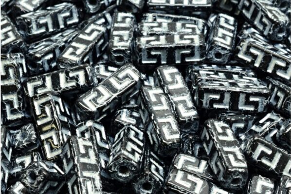 Celtic Block Beads 15x5mm Large hole - Imagen 1