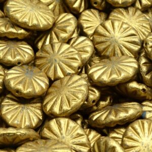 Flat Oval Beads 14x12mm