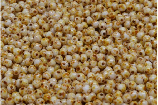Round Druck Beads 3mm - Image 1