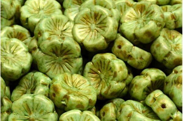 Hawaiian Flower Beads 14x14mm - Image 1