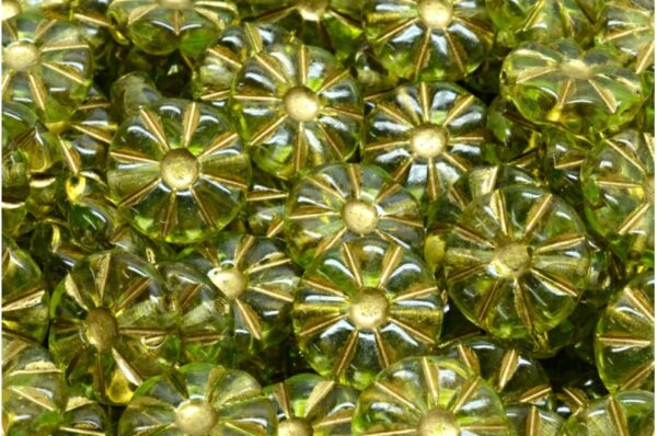 Sun Flower Beads 12x12mm - Imagen 1