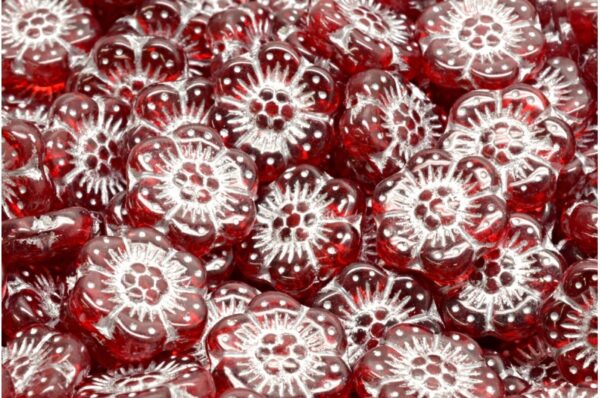 Boho Flower Beads 14x14mm - Image 1