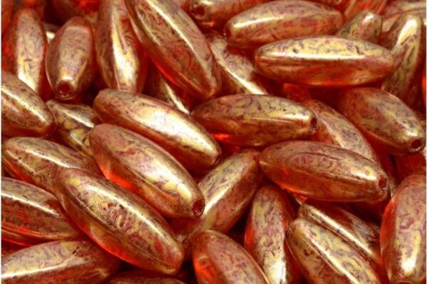 Peeled Olive beads 19x7mm - Imagen 1