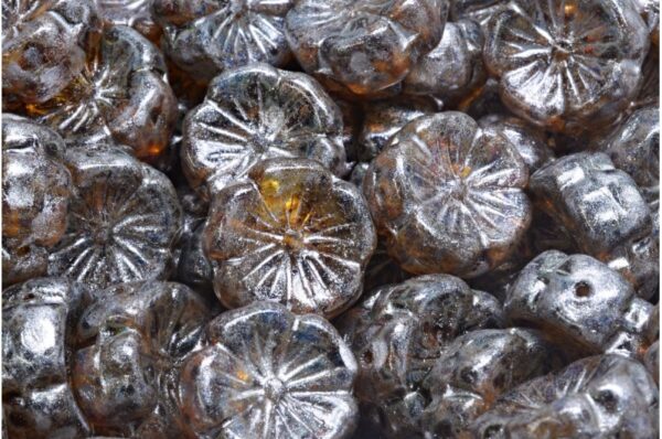 Hawaiian Flower Beads 14x14mm - Image 1