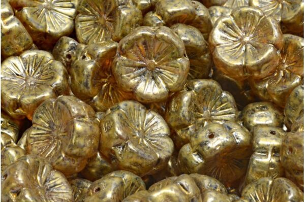 Hawaiian Flower Beads 14x14mm - Image 1