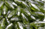 Peeled Olive beads 19x7mm