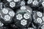 Flower Trio Coin Bead 21mm