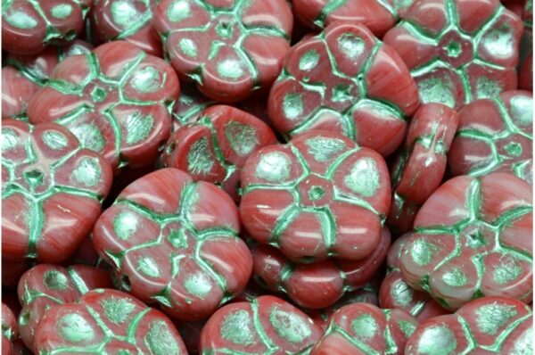 Primrose flower beads 15x15mm - Imagen 1