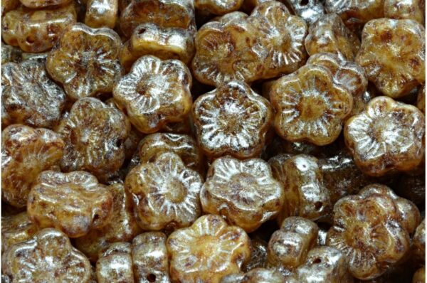 Sunset Flower Beads 10x10mm - Imagen 1