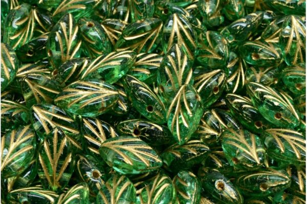 Beech Leaf Beads 7x11mm - Imagen 1