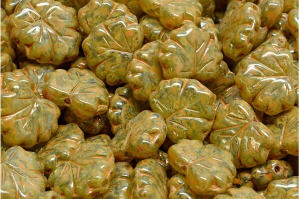 Maple Leaf Beads 13x11mm - Image 1
