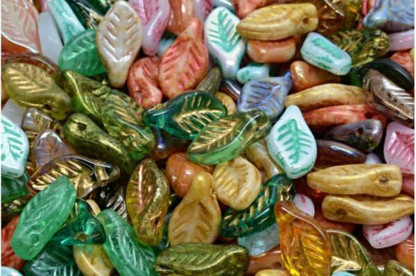 Bay Leaf Beads 6x12mm - Imagen 1